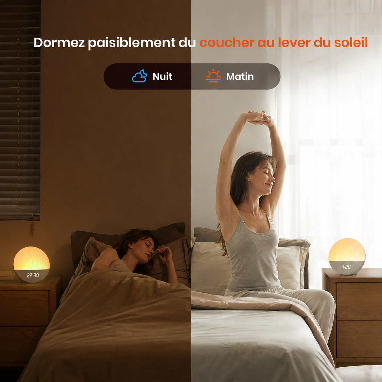 Luméa - Le réveil qui vous réveille en douceur. Pas en sursaut.
