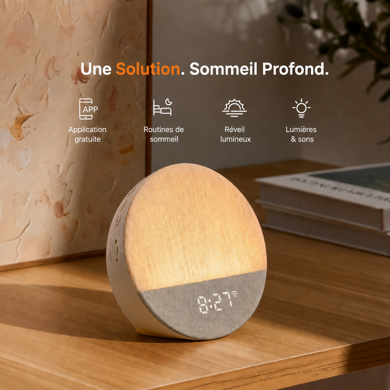 Luméa - Le réveil qui vous réveille en douceur. Pas en sursaut.