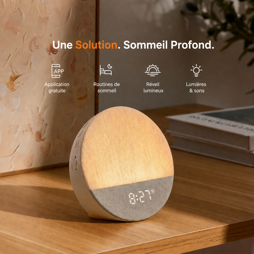 Luméa - Le réveil qui vous réveille en douceur. Pas en sursaut.