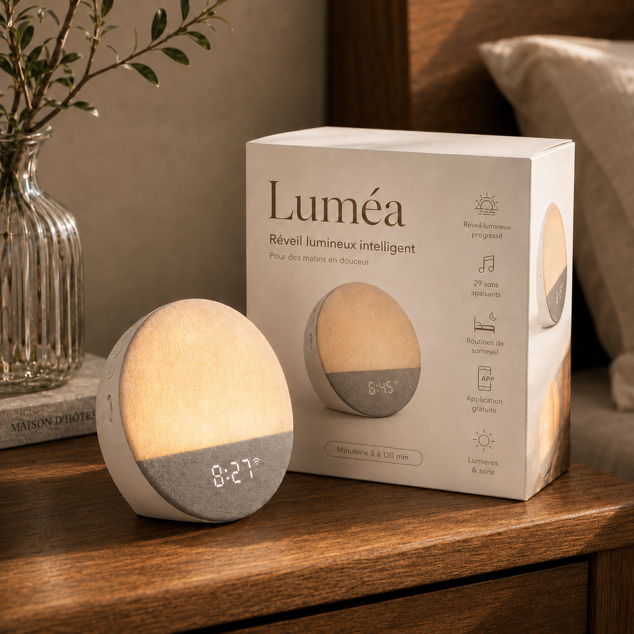 Luméa - Le réveil qui vous réveille en douceur. Pas en sursaut.
